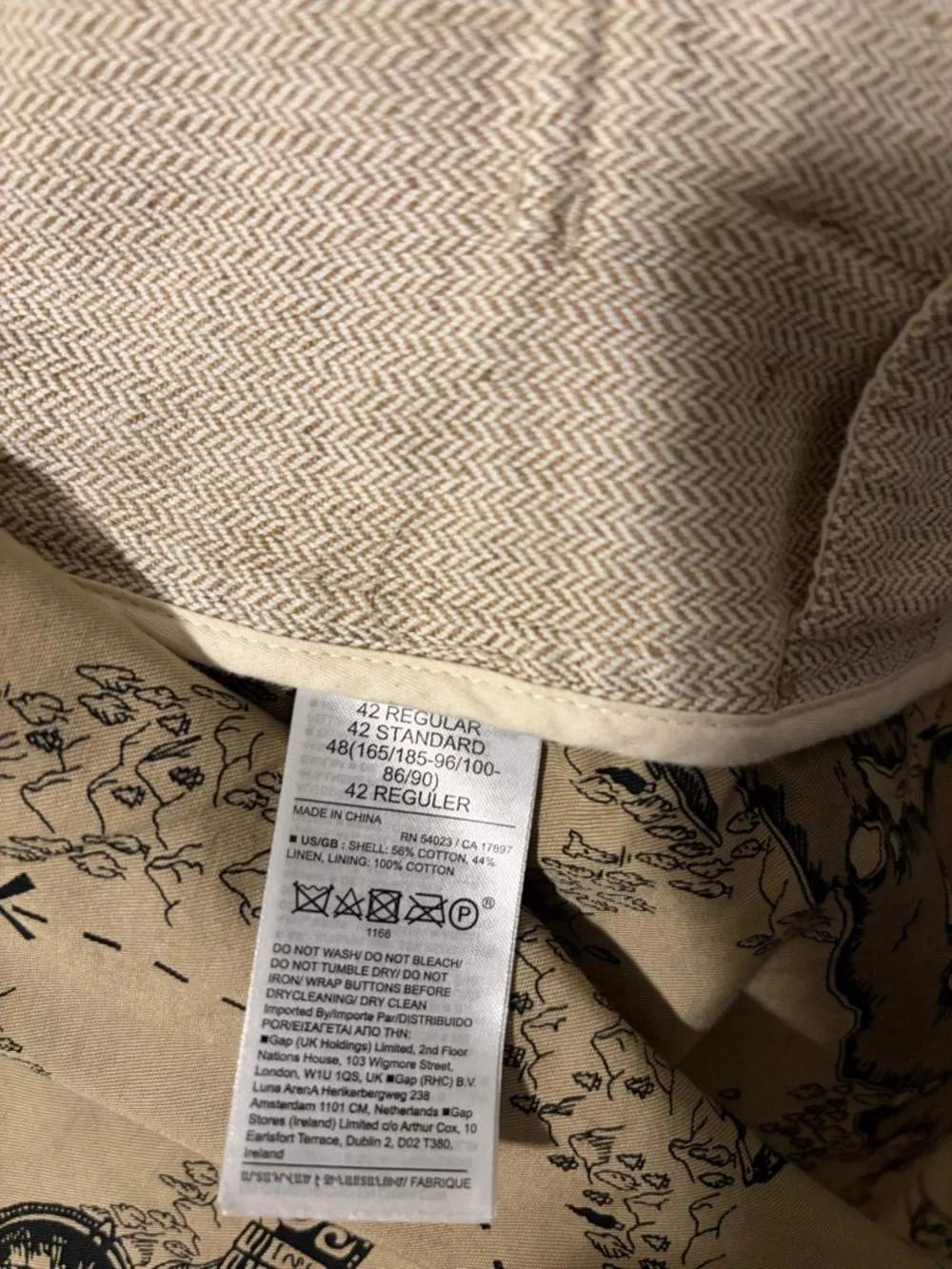 Banana Republic Linen Utility Field Blazer with Four Pockets